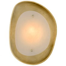 Visual Comfort and Co. Signature Collection ARN 2921G-ALB - Samos Small Sculpted Sconce