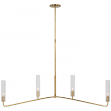 Visual Comfort and Co. Signature Collection ARN 5510HAB-CG - Casoria Large Linear Chandelier