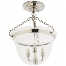 Visual Comfort and Co. Signature Collection CHC 2109PN - Country Semi-Flush Bell Jar Lantern