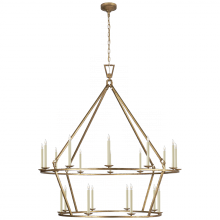 Visual Comfort and Co. Signature Collection CHC 5199GI - Darlana Extra Large Two-Tier Chandelier