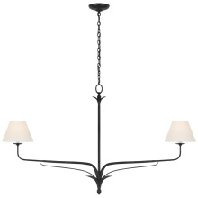 Visual Comfort and Co. Signature Collection CHC 5680WBK-L - Amalfi 57" Linear Chandelier