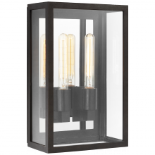 Visual Comfort and Co. Signature Collection CHO 2935AI-CG - Fresno Medium 2-Light 3/4 Wall Lantern