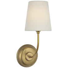 Visual Comfort and Co. Signature Collection TOB 2077HAB-L-CL - Vendome 16" Cordless Single Sconce