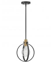 Lark by Hinkley 83037BK - Small Single Light Pendant