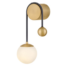 Lark by Hinkley 83570BK - Medium Single Light Sconce