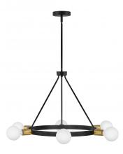 Lark by Hinkley 83616BK - Medium Single Tier Chandelier