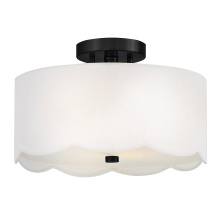 Lark by Hinkley 84381BK - Medium Semi-Flush Mount