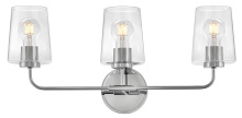 Lark by Hinkley 853453CM-CL - Medium Three Light Vanity