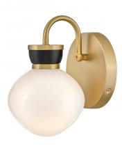 Lark by Hinkley 85590LCB-BK - Small Single Light Sconce