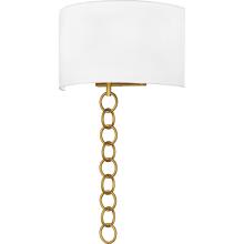  QW6798BRG - Baynes 2-Light Brushed Gold Wall Sconce