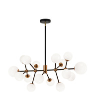 Matteo Lighting C83016AGOP - Novu Chandelier