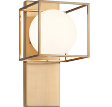 Matteo Lighting S03801AG - Squircle Wall Sconce