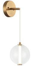 Matteo Lighting W69601AGCL - BELANGE Wall Sconce