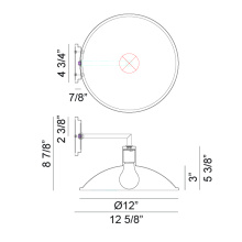 Matteo Lighting W81911MB - FARMLEY OUTDOOR LIGHTING