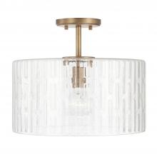 Capital Lighting 241311AD - 1 Light Semi-Flush