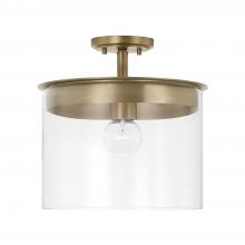 Capital Lighting 246812AD - 1 Light Semi-Flush