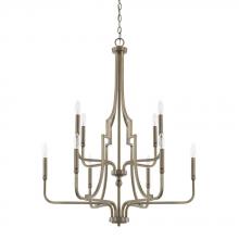 Capital Lighting 419391AD - 10 Light Chandelier