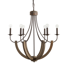 Capital Lighting 429161NG - 6 Light Chandelier