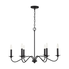 Capital Lighting 437262BI - 6 Light Chandelier