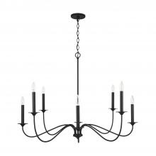 Capital Lighting 437281BI - 8 Light Chandelier