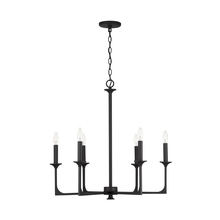 Capital Lighting 437361BI - 6 Light Chandelier