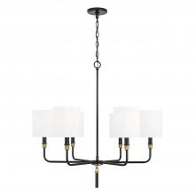 Capital Lighting 441961YA-702 - 6 Light Chandelier