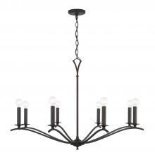 Capital Lighting 442881OB - 8 Light Chandelier