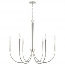 Capital Lighting 445961PN - 6 Light Chandelier