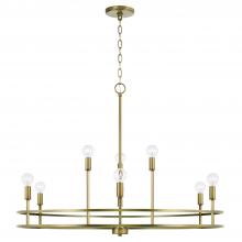 Capital Lighting 448791AD - 9 Light Chandelier