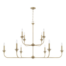 Capital Lighting 448901AD - 10 Light Chandelier