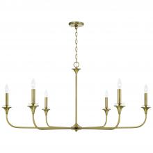 Capital Lighting 448961AD - 6 Light Chandelier