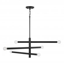 Capital Lighting 451262MB - 6-Light Modern Sputnik Chandelier in Matte Black