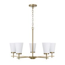 Capital Lighting 461051AD-660 - 5 Light Chandelier