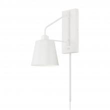 Capital Lighting 651311WE - 1-Light Modern Metal Sconce in White