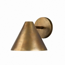 Capital Lighting 660011XB - 8" W x 7.5" H 1-Light Cone Sconce in Distressed Oxidized Brass