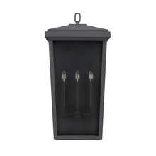 Capital Lighting 926231BK - 3 Light Outdoor Wall Lantern