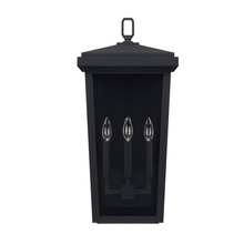 Capital Lighting 926232BK - 3 Light Outdoor Wall Lantern