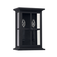 Capital Lighting 926422BK - 2 Light Outdoor Wall Lantern