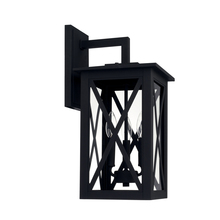 Capital Lighting 926631BK - 3 Light Outdoor Wall Lantern