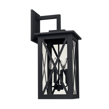 Capital Lighting 926641BK - 4 Light Outdoor Wall Lantern