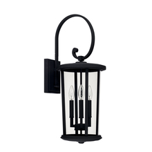 Capital Lighting 926731BK - 3 Light Outdoor Wall Lantern