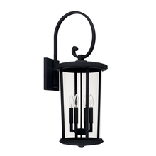 Capital Lighting 926741BK - 4 Light Outdoor Wall Lantern