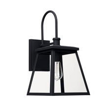 Capital Lighting 926812BK - 1 Light Outdoor Wall Lantern