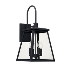 Capital Lighting 926841BK - 4 Light Outdoor Wall Lantern