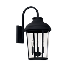 Capital Lighting 927032BK - 3 Light Outdoor Wall Lantern