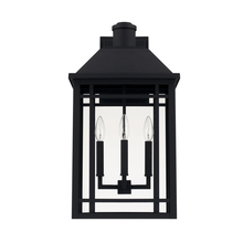 Capital Lighting 927131BK - 3 Light Outdoor Wall Lantern