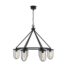 Capital Lighting 934261BK - 6-Light Chandelier