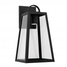 Capital Lighting 943712BK-GL - 1 Light Outdoor Wall Lantern