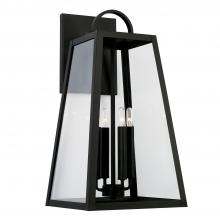 Capital Lighting 943743BK - 4 Light Outdoor Wall Lantern