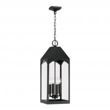 Capital Lighting 946342BK - 4 Light Outdoor Hanging Lantern